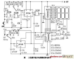 三位数字显示电容测试表电路设计详解